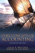 Cover: Core Concepts of Accounting - Pearson