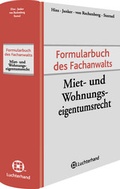 Cover: Formularbuch des Fachanwalts Miet- und Wohnungseigentumsrecht - Luchterhand