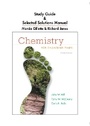 Cover: Study Guide and Selected Solutions Manual for Chemistry for Changing Times - Pearson