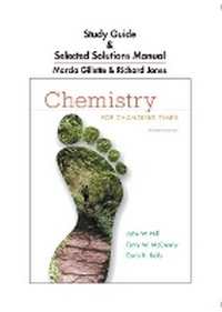 Enlarge image Cover: Study Guide and Selected Solutions Manual for Chemistry for Changing Times - Pearson