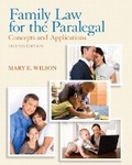 Cover: Family Law for the Paralegal - Pearson
