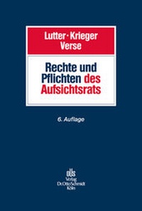 Abbildung von: Rechte und Pflichten des Aufsichtsrats - Otto Schmidt Verlag