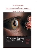 Cover: Study Guide and Selected Solutions Manual for Fundamentals of General, Organic, and Biological Chemistry - Pearson