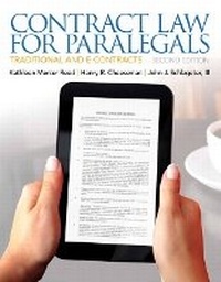 Abbildung von: Contract Law for Paralegals - Pearson