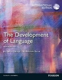 Abbildung von: The Development of Language - Pearson