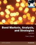 Cover: Bond Markets, Analysis and Strategies Global Edition - Pearson Education Limited