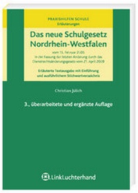 Abbildung von: Das neue Schulgesetz Nordrhein-Westfalen - Luchterhand