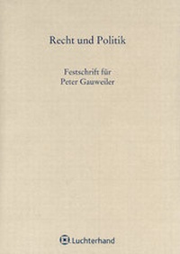 Enlarge image Cover: Recht und Politik - Luchterhand
