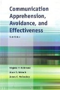 Cover: Communication Apprehension, Avoidance, and Effectiveness - Pearson