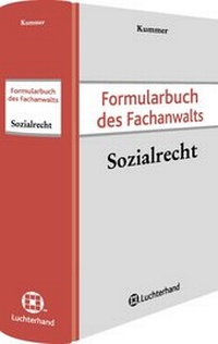 Abbildung von: Formularbuch des Fachanwalts Sozialrecht - Luchterhand
