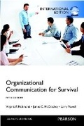 Cover: Organizational Communication for Survival - Pearson
