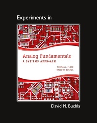 Enlarge image Cover: Lab Manual for Analog Fundamentals: A Systems Approach - Pearson