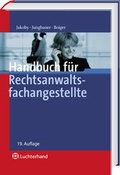 Cover: Handbuch f&uuml;r Rechtsanwaltsfachangestellte - Luchterhand