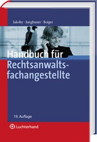Enlarge image Cover: Handbuch für Rechtsanwaltsfachangestellte - Luchterhand