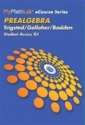 Cover: MyLab Math eCourse for Trigsted/Bodden/Gallaher Prealgebra -- Access Card -- PLUS Guided Notebook - Pearson