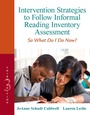 Cover: Intervention Strategies to Follow Informal Reading Inventory Assessment: So What Do I Do Now? - Pearson