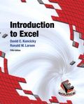 Cover: Introduction to Excel - Pearson