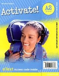 Enlarge image Cover: Activate! A2 Workbook eText Access Card - Pearson Longman