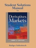Cover: Student Solutions Manual for Derivatives Markets - Pearson