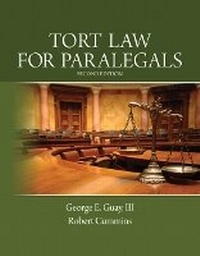 Enlarge image Cover: Tort Law for Paralegals - Pearson