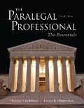 Cover: The Paralegal Professional - Pearson