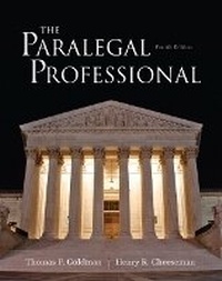 Enlarge image Cover: The Paralegal Professional - Pearson