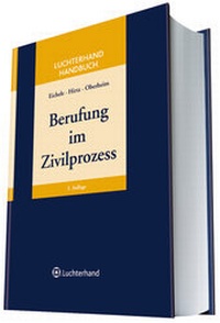 Abbildung von: Handbuch Berufung im Zivilprozess - Luchterhand