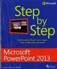 Abbildung von: Microsoft PowerPoint 2013 Step by Step - Microsoft Press