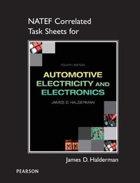 Abbildung von: NATEF Correlated Task Sheets for Automotive Electricity and Electronics - Pearson