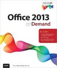 Enlarge image Cover: Office 2013 On Demand - Que Corporation,U.S.