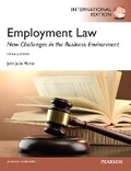 Cover: Employment Law - Pearson