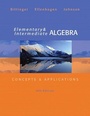 Cover: Elementary and Intermediate Algebra - Pearson