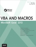 Bild: Excel 2013 VBA and Macros - Que Corporation,U.S.