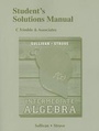Cover: Student's Solutions Manual for Intermediate Algebra - Pearson
