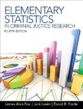 Cover: Elementary Statistics in Criminal Justice Research - Pearson