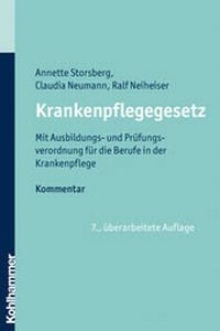 Abbildung von: Krankenpflegegesetz - Kohlhammer