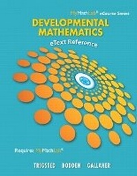 Enlarge image Cover: eText Reference for Trigsted/Bodden/Gallaher Developmental Math - Pearson