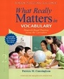 Cover: What Really Matters in Vocabulary - Pearson