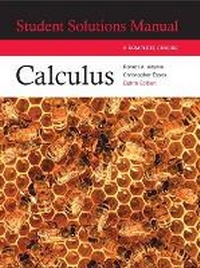 Enlarge image Cover: Calculus:Complete course student solutions manual - Prentice Hall Canada