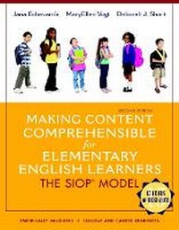 Enlarge image Cover: Making Content Comprehensible for Elementary English Learners - Pearson