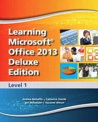 Enlarge image Cover: Learning Microsoft Office 2013 Deluxe Edition - Pearson