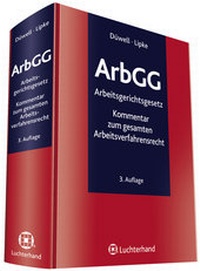 Abbildung von: ArbGG Arbeitsgerichtsgesetz - Luchterhand