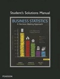 Cover: Student Solutions Manual for Business Statistics - Pearson