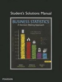 Enlarge image Cover: Student Solutions Manual for Business Statistics - Pearson