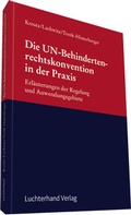 Cover: Die UN-Behindertenrechtskonvention in der Praxis - Luchterhand