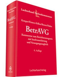 Abbildung von: BetrAVG - Luchterhand