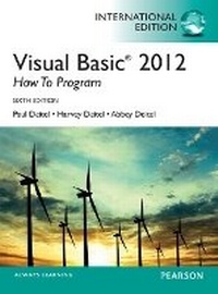 Abbildung von: Visual Basic 2012 How to Program - Pearson Education Limited