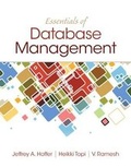 Cover: Essentials of Database Management - Pearson