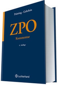 Abbildung von: ZPO Kommentar - Luchterhand
