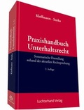 Cover: Praxishandbuch Unterhaltsrecht - Luchterhand